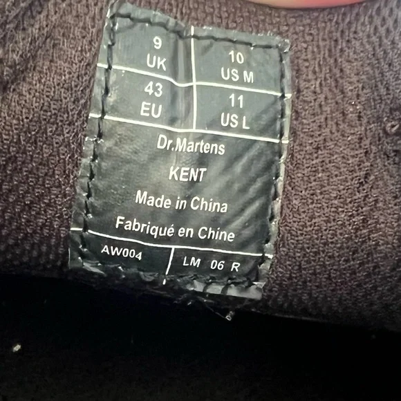 Dr. Martens Brown Leather Derby Shoes boots size 10 - Picture 6 of 7